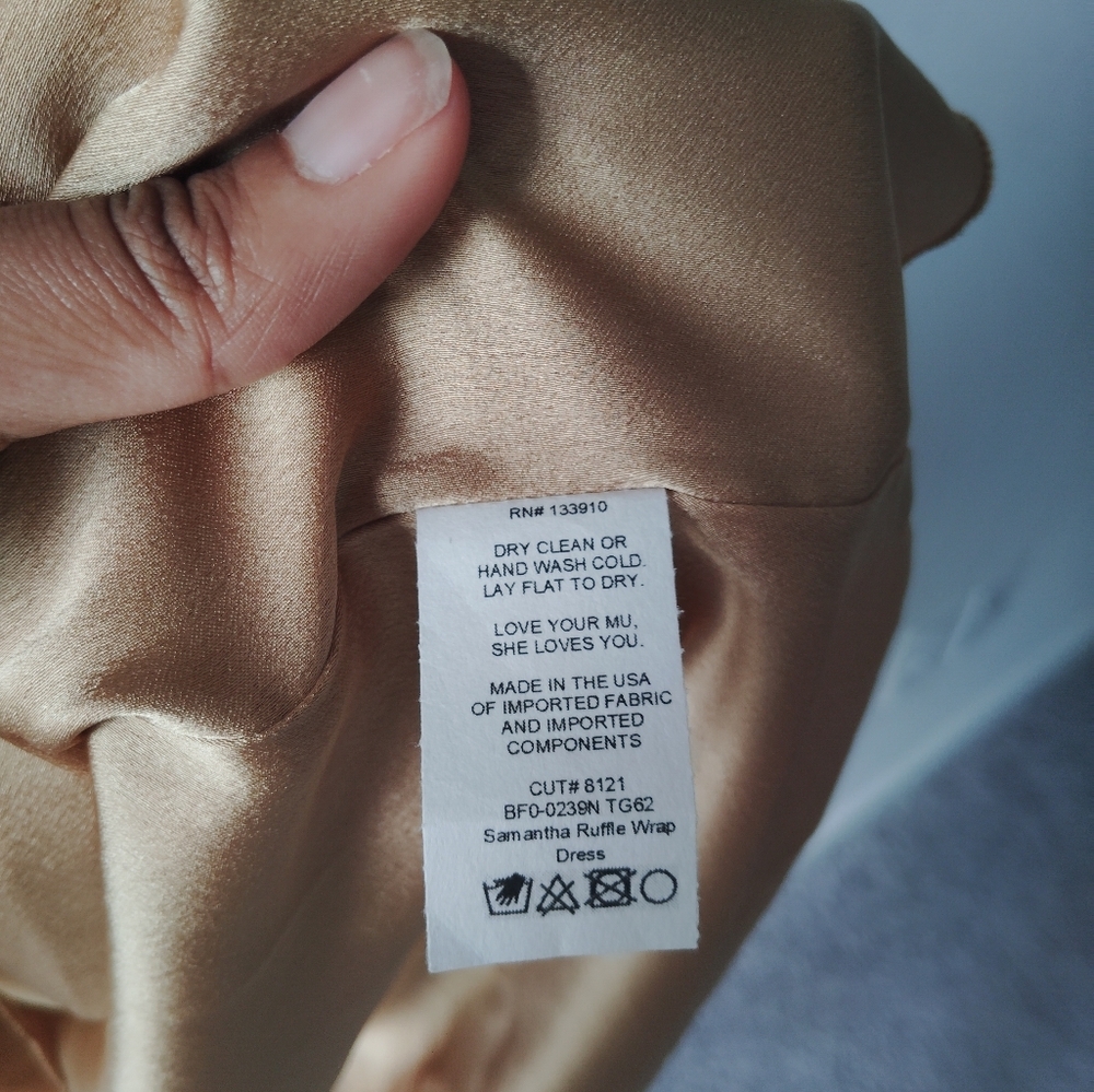 Show Me Your MuMu Copper Asymmetrical Dress - Picture 8 of 8